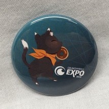 CRUNCHYROLL HIME&#39;S CAT YUZU NYCC NY ANIME EXPO NYCC EXCLUSIVE BUTTON PIN - $9.90