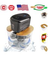 Elegant Bamboo Shaver Rinse Stand for Optimal Cleaning - Skull Shaver Co... - $315.07 MXN