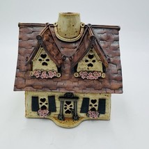 Windy Meadows Pottery Candle House Applegate Cottage Country Lane 6”x6” Vtg - £121.15 GBP