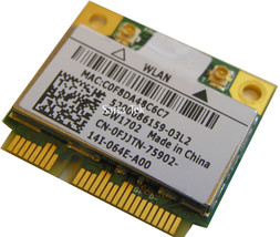 New OEM Dell DW1702 802.11n Wireless bluetooth PCIe AR5B195 AR9285 DP/N:... - $31.34