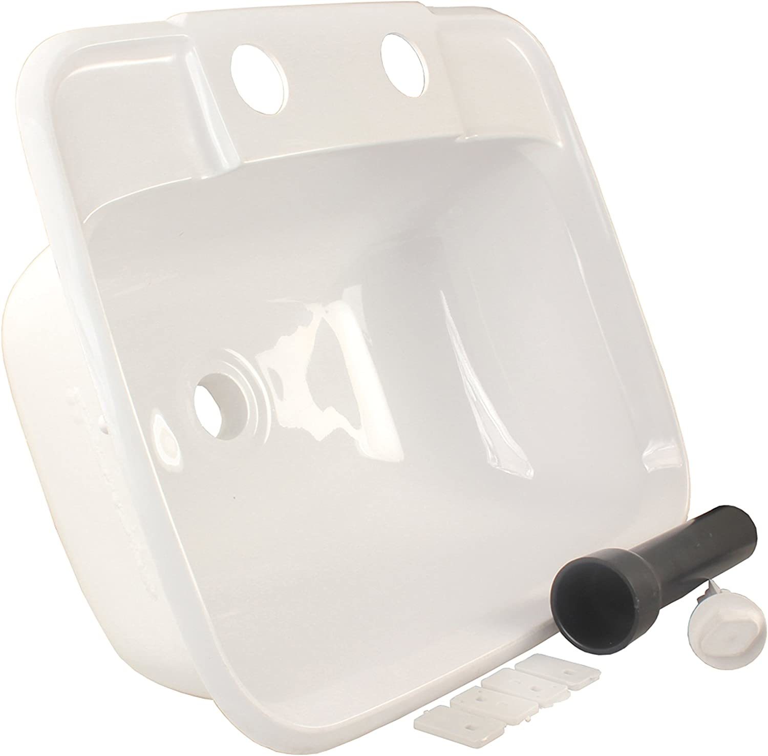 White Molded Lavatory Sink, Model No. 95351, From Jr Products. - $56.95