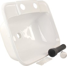 White Molded Lavatory Sink, Model No. 95351, From Jr Products. - £48.59 GBP