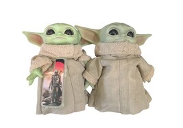 Disney Star Wars Baby Yoda Grogu Lot Darth Vader Alarm Clock Plush Build a Bear image 7