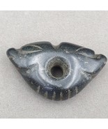 Antigua piedra magnética negra misterioso animal talla jade amuleto pied... - $71.68 CAD