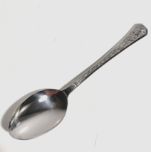 Interpur Soup Spoon Stainless Steel Florenz 8 Petal Flower 7 1/4in Nice! - £5.58 GBP