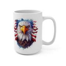 Patriotic American Flag Coffee Mug, Ceramic Travel 4th of july patriotic... - $9.49