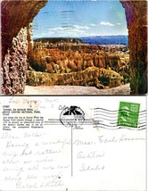 Utah Bryce Canyon National Park Tunnel on Navajo Trail Posted 1949 VTG Postcard - £7.57 GBP