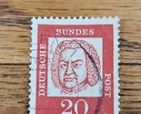 Germany Stamp Bund 20pf Used Circular Cancel 829 - £0.73 GBP