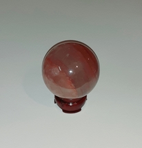 Red Hematoid Quartz Sphere &amp; Stand - £23.53 GBP