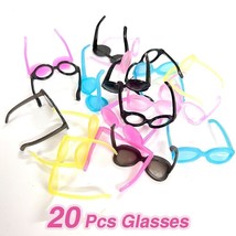 20 Pcs Glasses For Barbie Doll Toddler Toys 1/6 Doll Accessories Doll Su... - £11.44 GBP