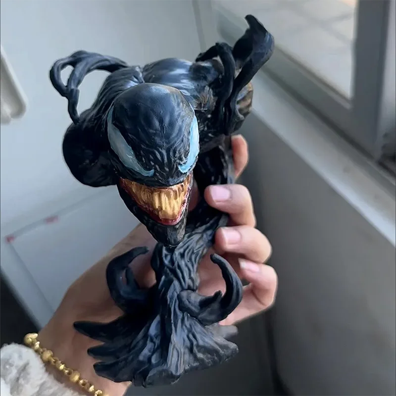 20cm Marvel Venom Anime Figure Customized Dolls Resin Action Figurine - $48.20