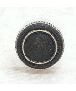 Lincoln D4VA-18817-AA 1974 Continental Black w Silver Radio Knob OEM Use... - $30.79 CAD