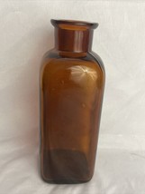 Vintage Apothecary Wyeth Amber Glass Bottle - $15.43