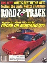 Road &amp; Track  MagazineMarch 1988 - £1.37 GBP