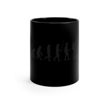Personalized Black Ceramic Coffee Mug - 11oz - Microwave &amp; Dishwasher Safe - £21.22 GBP