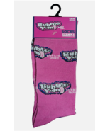 Mens Crew Socks BUBBLE YUM BUBBLE GUM Pink - NWT - £4.32 GBP