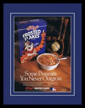 1992 Kellogg&#39;s Frosted Flakes / MLB Framed 11x14 ORIGINAL Vintage Advert... - £27.45 GBP