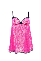 L&#39;AGENT BY AGENT PROVOCATEUR Damen Slip-Kleid Elegant Rosa Größe S - £71.07 GBP