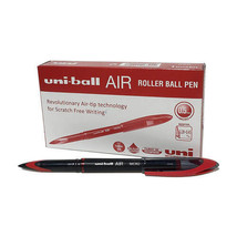 Uni Air Liquid Ink Micro Rollerball Pen 0.5mm 12pcs - Red - £45.46 GBP