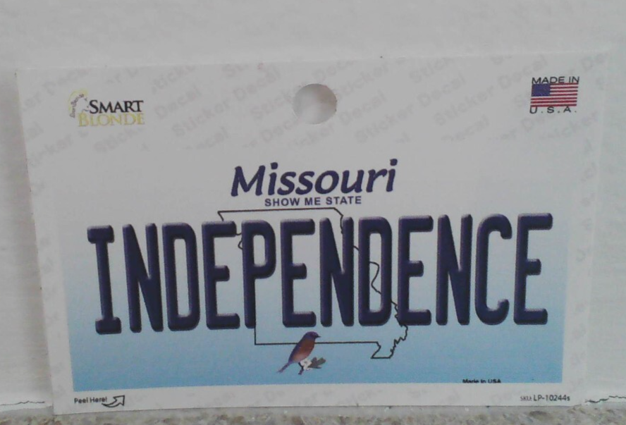 Independence Missouri - 3&quot;  Decal Sticker - $7.50