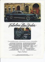 1979 Chrysler New Yorker Print Ad Automobile car 8.5&quot; x 11&quot; - $19.31