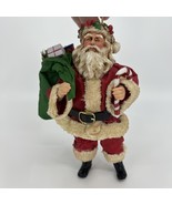 VTNG Clothtique 6” Santa Claus Bag Of Toys Ornament Made-Taiwan Republic... - $367.50 MXN