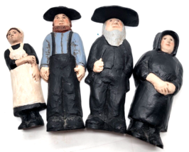 Vtg 1985 Ephraim Amish Country Family Members Wall Figurines Primitive F... - $342.12 MXN