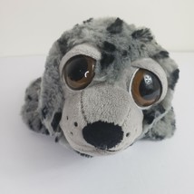 Petting Zoo Harbor Seal Plush Gray Black Spots Pocketz Series NO Baby  - £11.86 GBP