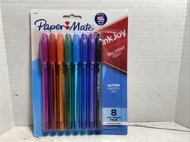 InkJoy 100ST Ballpoint Pens Medium Point Bright Ink 8-Count By Paper Mate - £7.90 GBP
