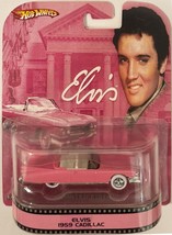 Pink &#39;59 CADILLAC Custom Hot Wheels Retro &quot;Elvis Presley&quot; Series w/ Real Riders - $166.21