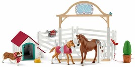 Horse Club Schleich Hannahs guest Ruby the dog and 1 horses and foal 42458 - £30.32 GBP