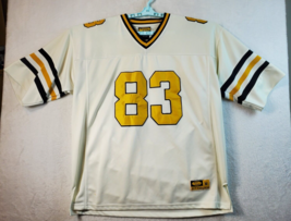 Pittsburgh Steelers Benjamin &amp; Jordan Jersey Mens Medium White V Neck Fo... - $26.92