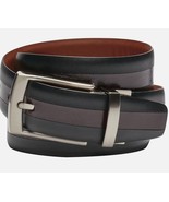 Joseph Abboud Reversible Leather Belt. Burgundy Size: 34W - $33.65