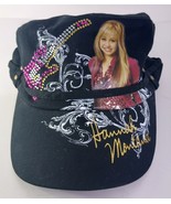 Disney Hat Cap Fitted Girls One Size Black Hannah Montana TV Show Kids Y... - $178.13 MXN