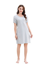 RH Nightgowns Women Summer Sleep Sexy Back Short Sleeve Pajama Dress RHW... - $19.99
