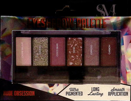 Smoke&amp;Mirrors Eye shadow Palette - Nude Obsession, Ultra Pigmented, Long... - £7.89 GBP