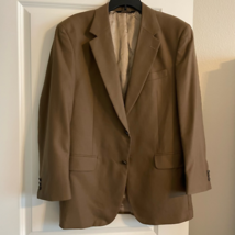 Jos. A. Bank Mens Two Button Suit Jacket Blazer Brown Wool Cashmere Blend 41R - £28.20 GBP