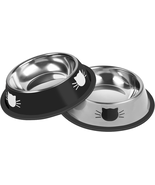2 Pcs Non-Slip Stainless Steel Small Food Bowls - Unbreakable, Thicken C... - €9,97 EUR