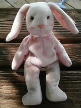 000 Vintage Ty Hoppity Beanie Babies Original Pink Bunny PVC Pellets. - £3.18 GBP