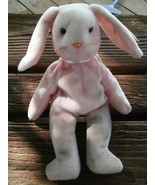 000 Vintage Ty Hoppity Beanie Babies Original Pink Bunny PVC Pellets. - £2.99 GBP