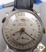 Serviced Vintage Rare Bel-Lux Precision Date-O-Graph Triple Date Day Date Watch - £523.17 GBP