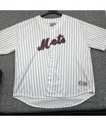 New York Mets Jersey Shirt Men 5X White Striped Majestic New - $179.92 CAD