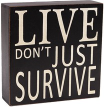 Primitive Box Sign Hanging Decoration Wooden Wall Decor Sign Home Decor ... - $10.39