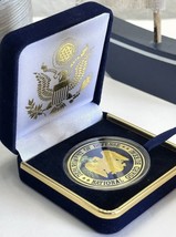 Army National Guard Challenge Coin W/ Presidential Appreciation Case - £23.42 GBP