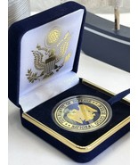 Army National Guard Challenge Coin W/ Presidential Appreciation Case - $540.41 MXN