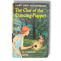 Nancy Drew #39 The Clue of the Dancing Puppet 1st Ed 1962 Vintage Hardcover  - £11.80 GBP