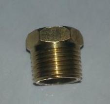 Brass Pipe Bushing Reducer 1/4&quot; to 1/8&quot; NPT - $1.00