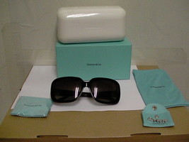 Tiffany New Sunglasses Women TF 4034-B 8050/3B 59/17 Square Brown Tortoise  - £182.96 GBP