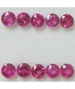 Natural Rubellite Round Facet Cut 4.5x4.5mm Fuschia Pink Color VVS Clari... - £56.62 GBP