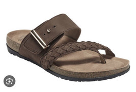 Earth Origins NIB Onida Dark Brown Braided Sandals Women’s Size 8.5 SF - £31.57 GBP